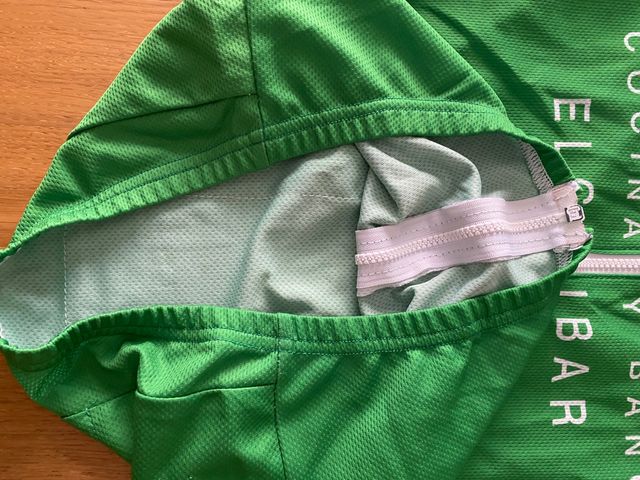 Mallot ciclismo verde talla L