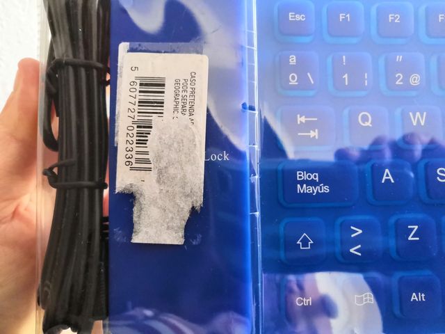 Teclado Pc ordenador de silicona enrollable