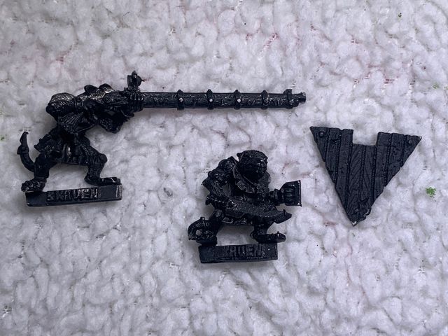 Warhammer Skavens: Mosquete Jezzails (6th, metal)