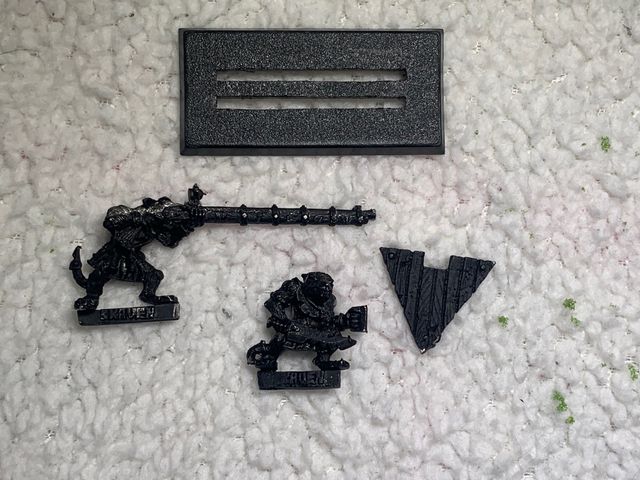 Warhammer Skavens: Mosquete Jezzails (6th, metal)