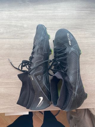 botas nike mercurial air zoom negras