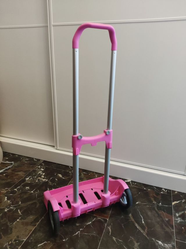 Ruedas rosas para mochila