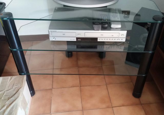 MOBILE PORTA TV IN VETRO