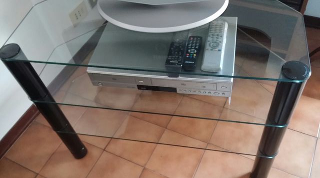 MOBILE PORTA TV IN VETRO