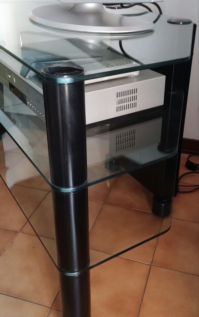 MOBILE PORTA TV IN VETRO