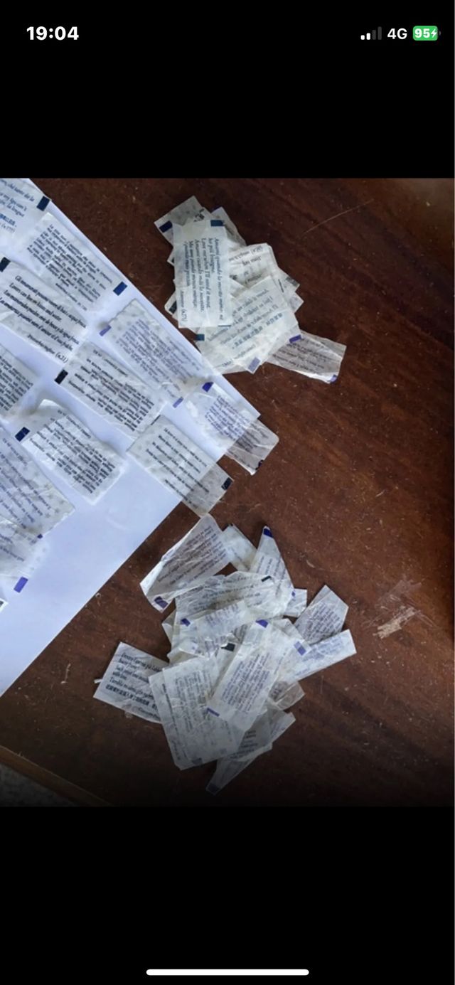LOTTO 70 CARTINE biglietti BACI PERUGINA MESSAGG