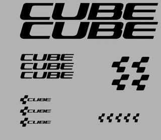 Pegatina Bicicleta Cube