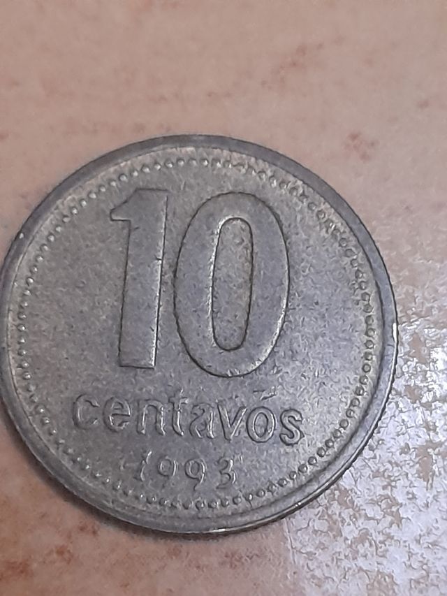 Monedas argentinas, 5 euros.