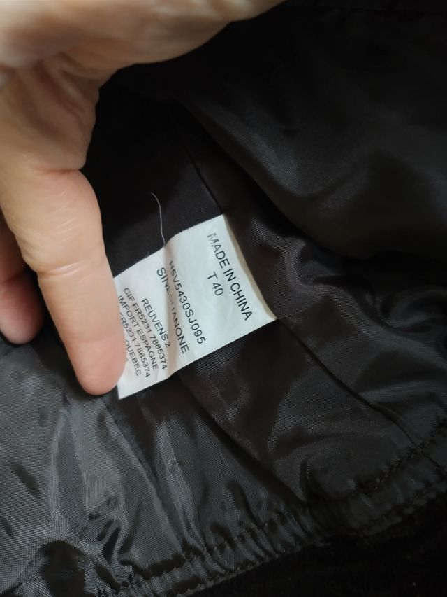 Chaqueta pana bordada Sinequanone, T40, chulérrima