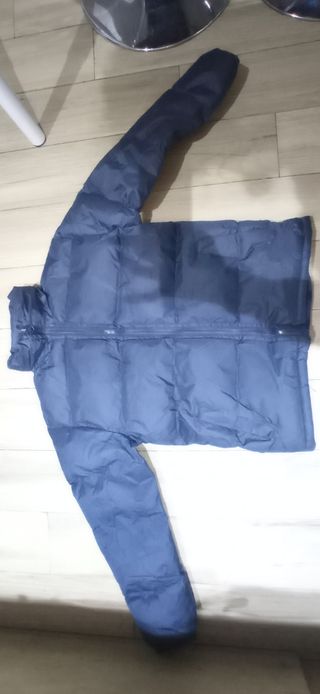 Plumas Azul unisex con gorro