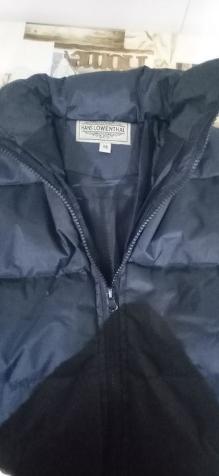 Plumas Azul unisex con gorro