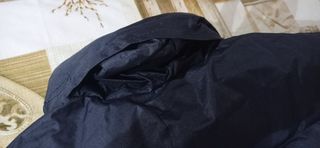 Plumas Azul unisex con gorro