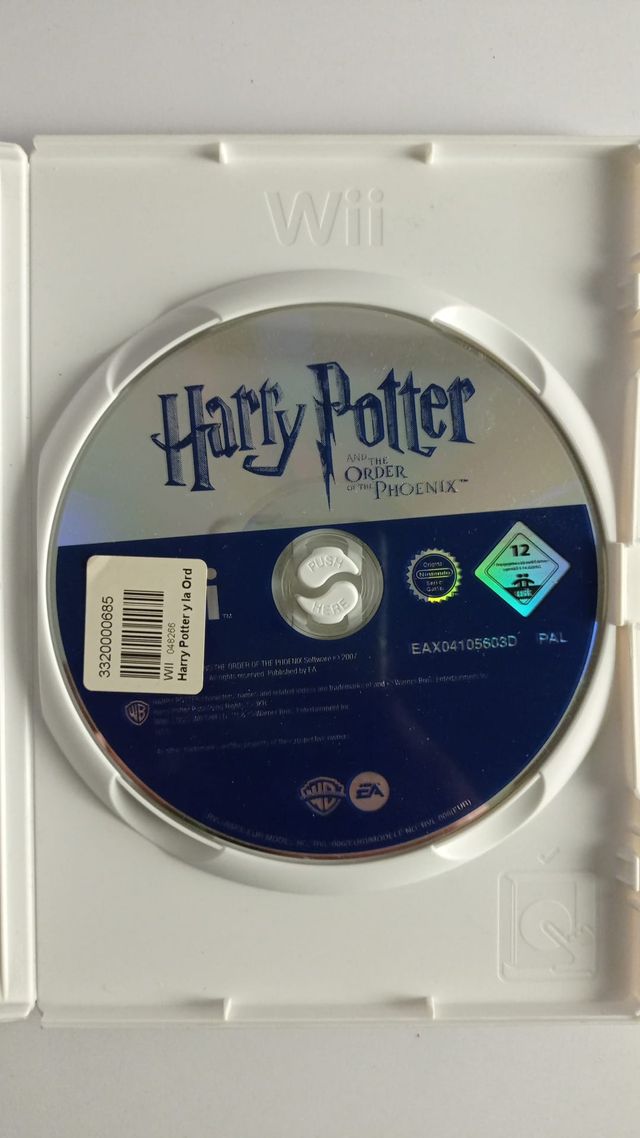 Juego WII "Harry Potter y la Orden del Fenix"