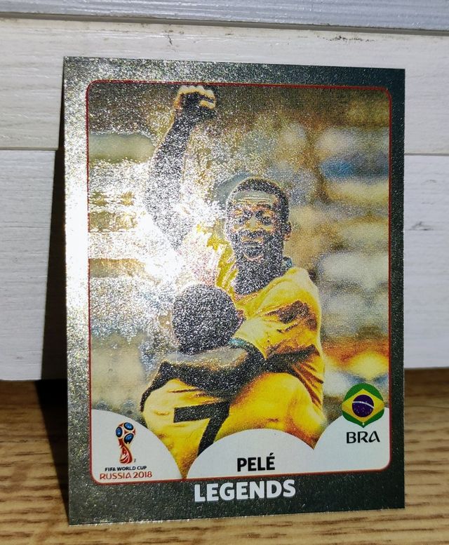 PELÉ LEGENDS GOLD 680 PANINI WORLD CUP RUSIA 2018