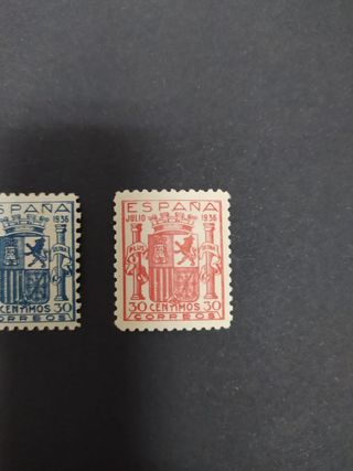 Fantasías 801 rojo y azul