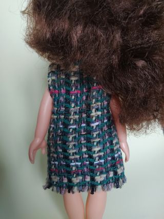 Vestido, chaleco para muñeca
