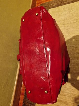 Bolso piel rojo Roberto Verino