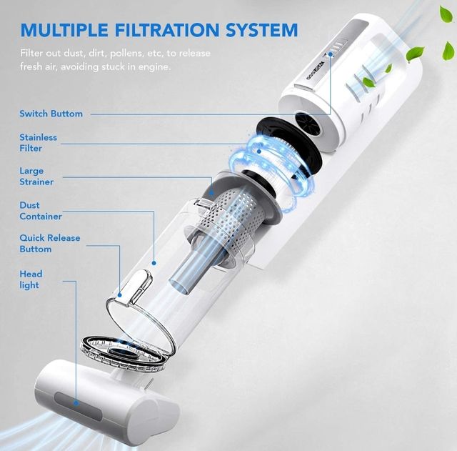 ASPIRADOR DE MANO INALÁMBRICO 💨💨