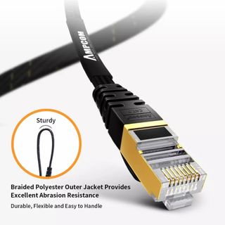 ÚLTIMO. NUEVO 15M CABLE ETHERNET CAT. 7 AMPCOM