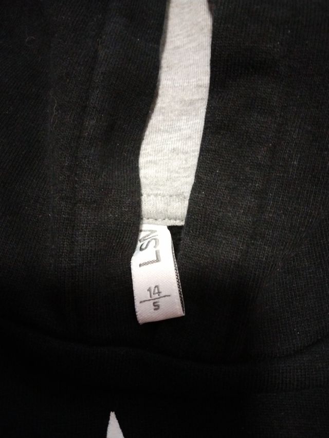 sudadera con capucha talla 14