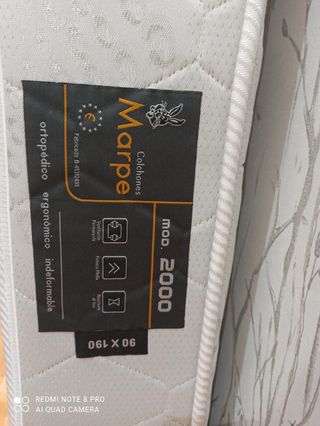 Colchón semi nuevo ortopédico