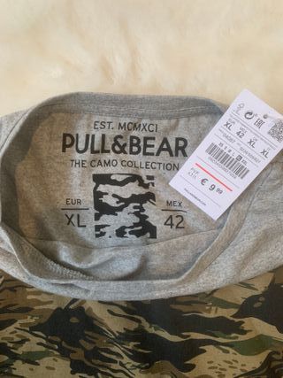 Camiseta Pull and Bear con etiqueta