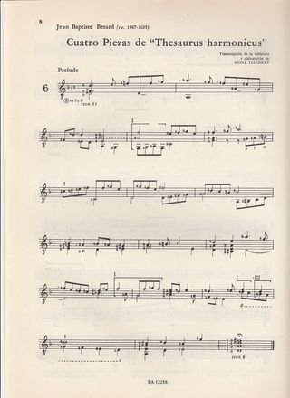 Maestros franceses. Obras para guitarra y laúd.