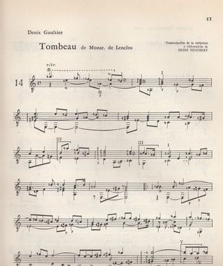 Maestros franceses. Obras para guitarra y laúd.