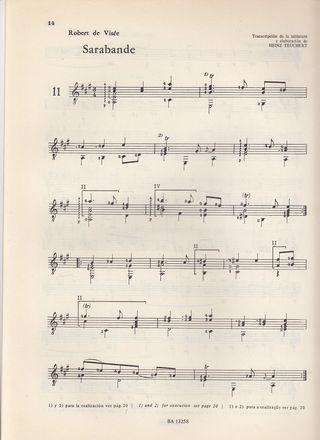 Maestros franceses. Obras para guitarra y laúd.