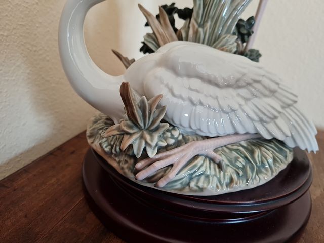 Lladro Garzas de alas plegadas