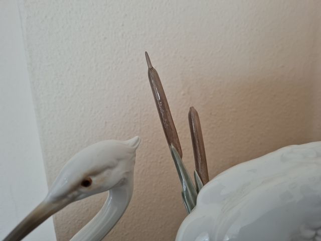 Lladro Garzas de alas plegadas