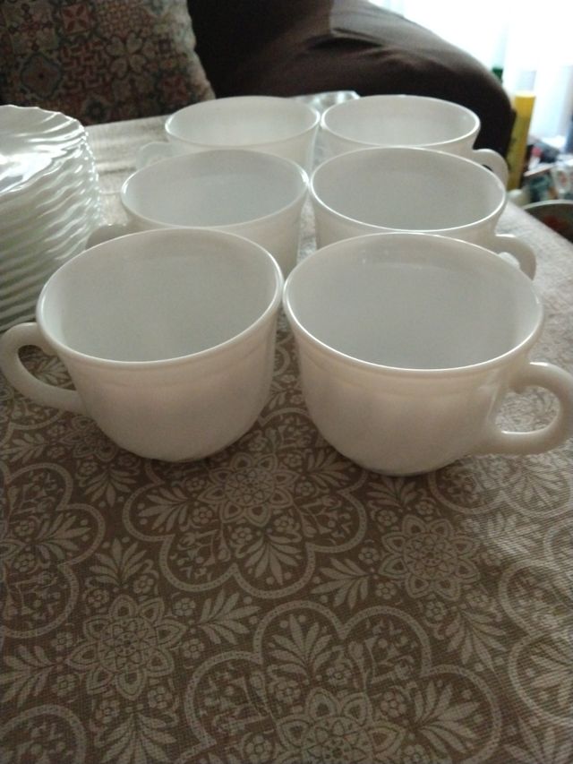 juego cafe de 6 tazas+plato.