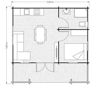 CASA DE MADERA FINES DE SEMANA , CAMPING