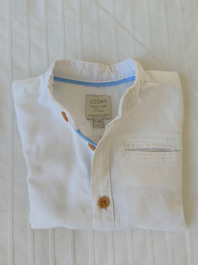 camisa bebe 3-6 meses.