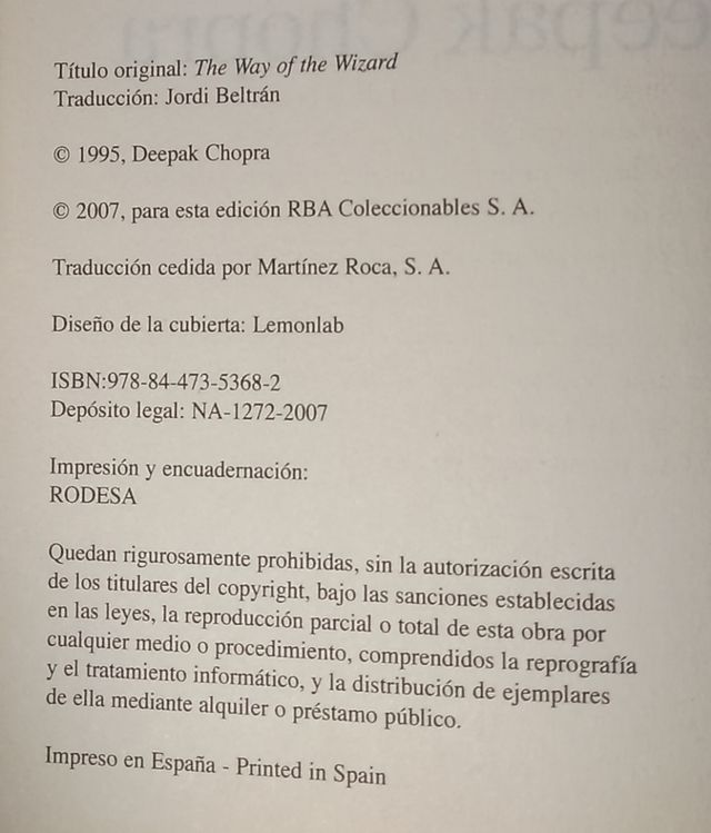 Pack Deepak Chopra 2 libros