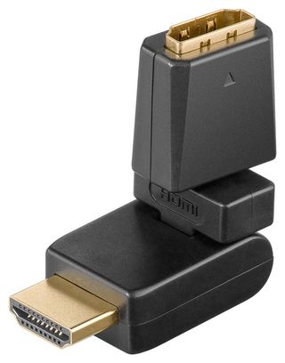 ADAPTADOR HDMI ACODADO - GIRO EN 360º