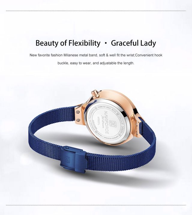 Reloj azul par mujer a estrenar estilo único