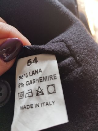 cappotto uomo lana e cashmere 