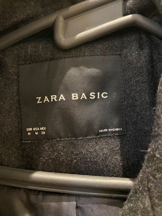 Abrigo gris oscuro mujer