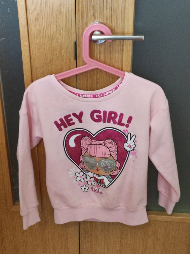 Sudadera lol. Talla 5-6, 116 cm