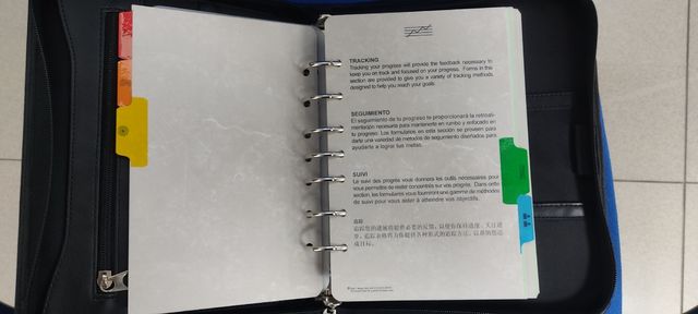 Diario in pelle nera