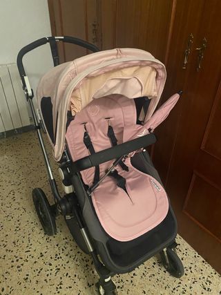 Cochecito+ sillita+ capota veran/inv bugaboo camal