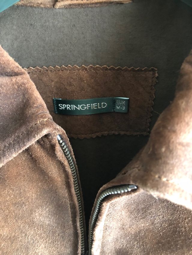 Chaqueta Cazadora de Piel marron