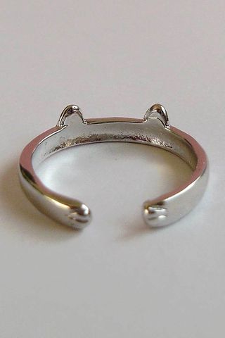 Anillo con orejas de gato