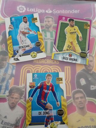 3 cromos especiales megacracks 21/22