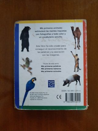 Libro de mis primeros animales.