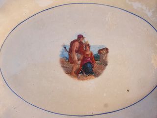 VAJILLA antigua pintada a mano