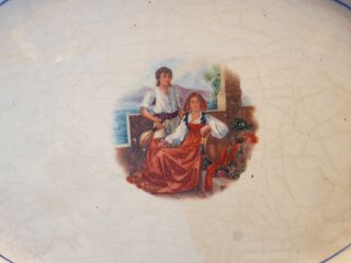 VAJILLA antigua pintada a mano