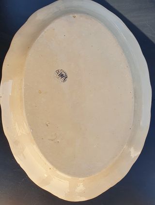 VAJILLA antigua pintada a mano