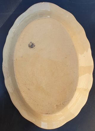 VAJILLA antigua pintada a mano